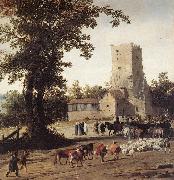 POST, Pieter Jansz Italianate Landscape with the Parting of Jacob and Laban zg Sweden oil painting reproduction
